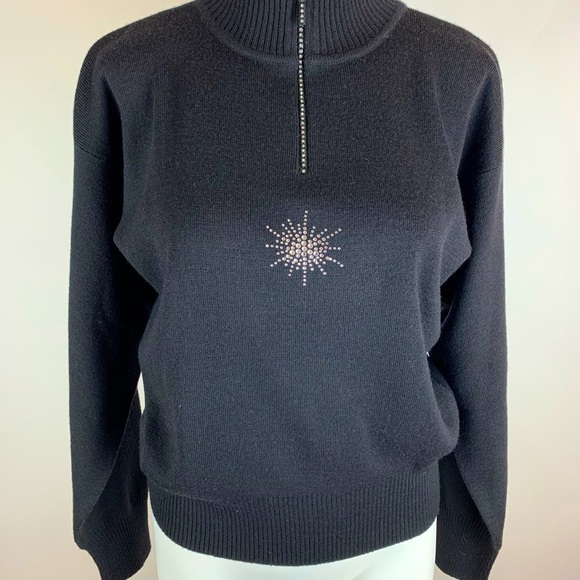 Meister Sport Knit Wool Blend Sweater- Small - Picture 2 of 8